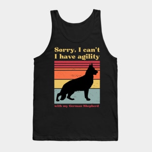 Sorry I can't, I have agility with my German Shepherd Tank Top